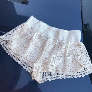 Rue 21 crochet shorts
